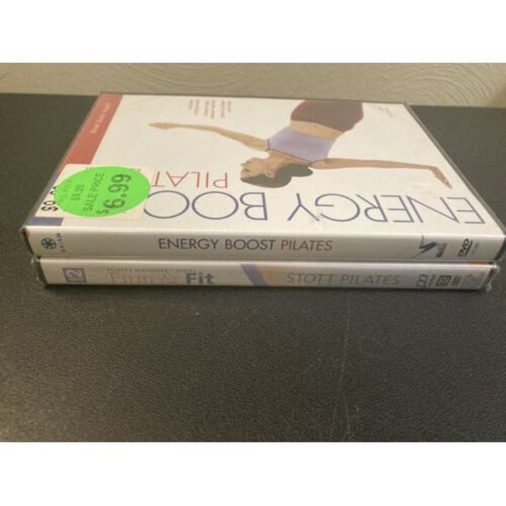 Lot Of 2 Pilates DVDs Stott Moira Ana Caban Define Shape Increase‎ Energy Levels - Picture 6 of 6